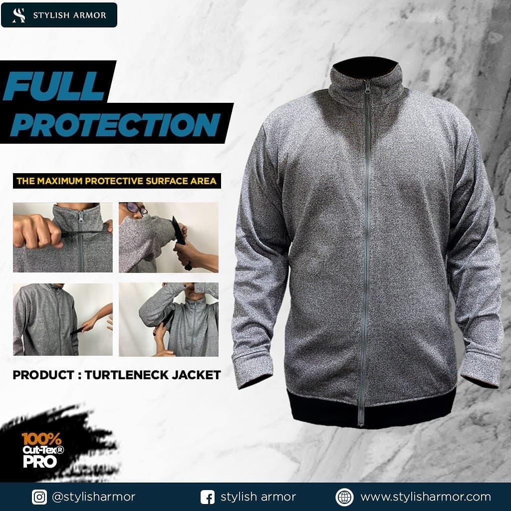 Turtleneck Stylish Armor, Proteksi Penuh Untuk Diri Anda