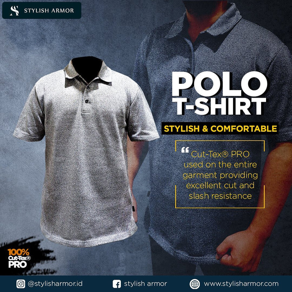 Stylish dan Safety dengan Polo T-Shirt Stylish Armor