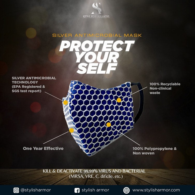 Ini Nih Masker Sultan Stylish Armor, Ampuh Cegah Virus & Bakteri Jahat!
